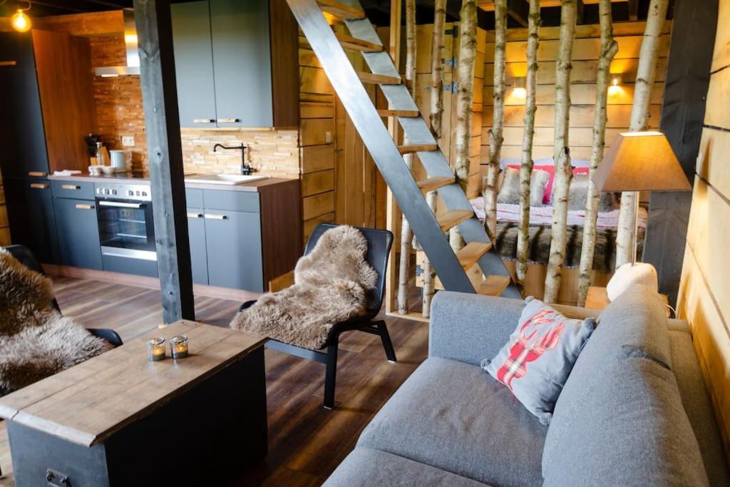 La Cabane Du Cerf Et Son Sauna Attre ภายนอก รูปภาพ