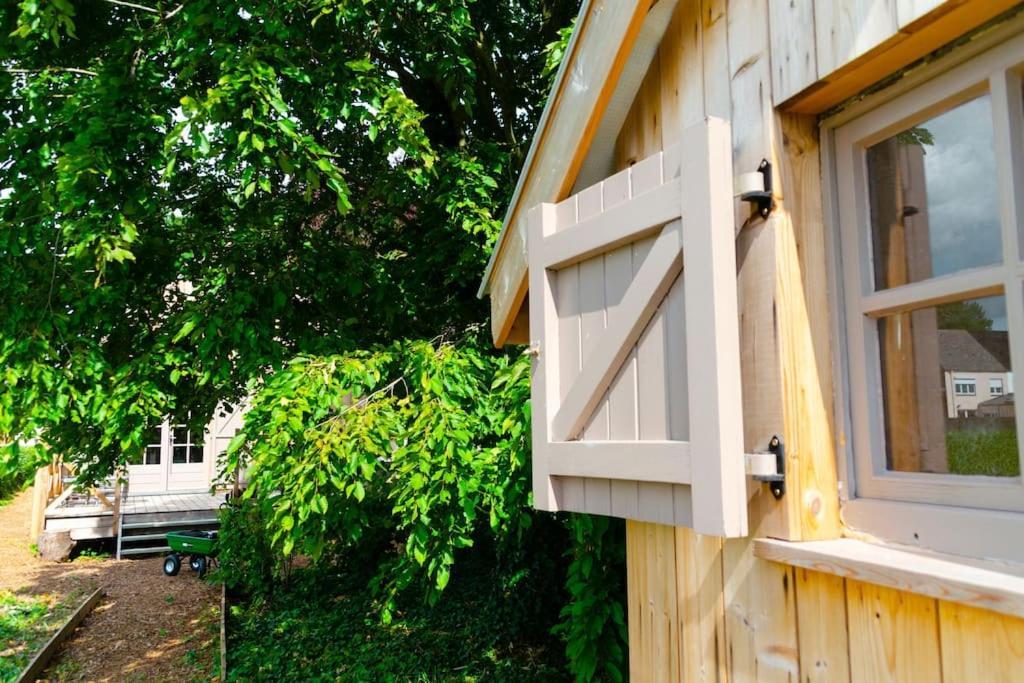 La Cabane Du Cerf Et Son Sauna Attre ภายนอก รูปภาพ
