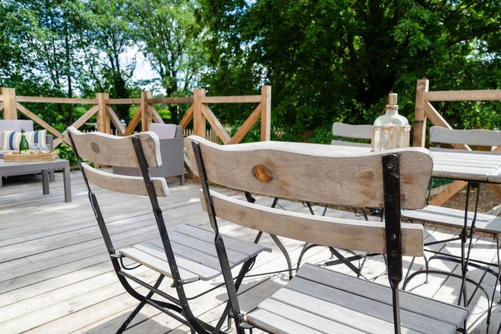 La Cabane Du Cerf Et Son Sauna Attre ภายนอก รูปภาพ
